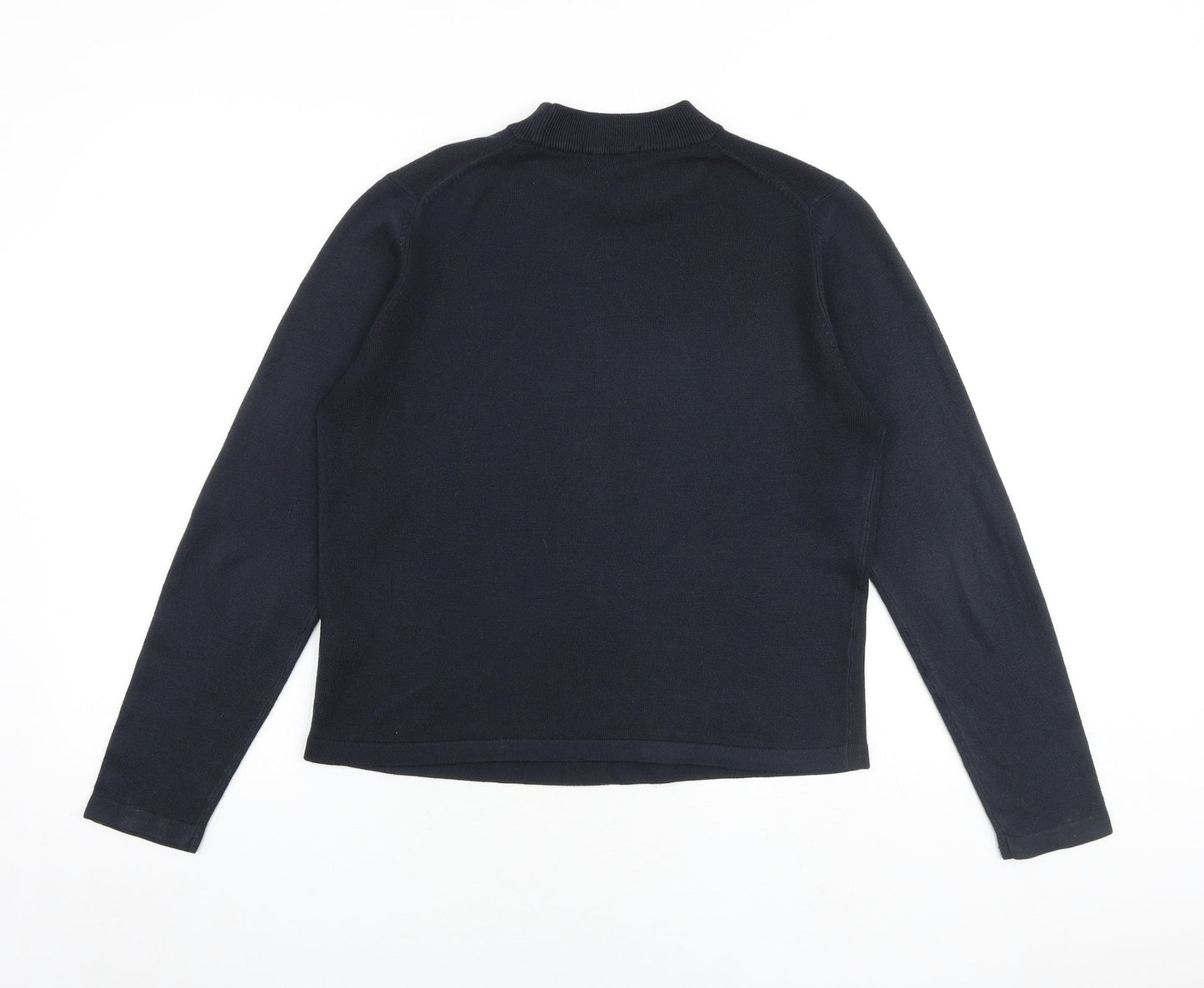 Womens UK Size 14 Marks and Spencer Blue Pullover Jumper