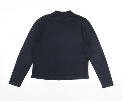 Womens UK Size 14 Marks and Spencer Blue Pullover Jumper