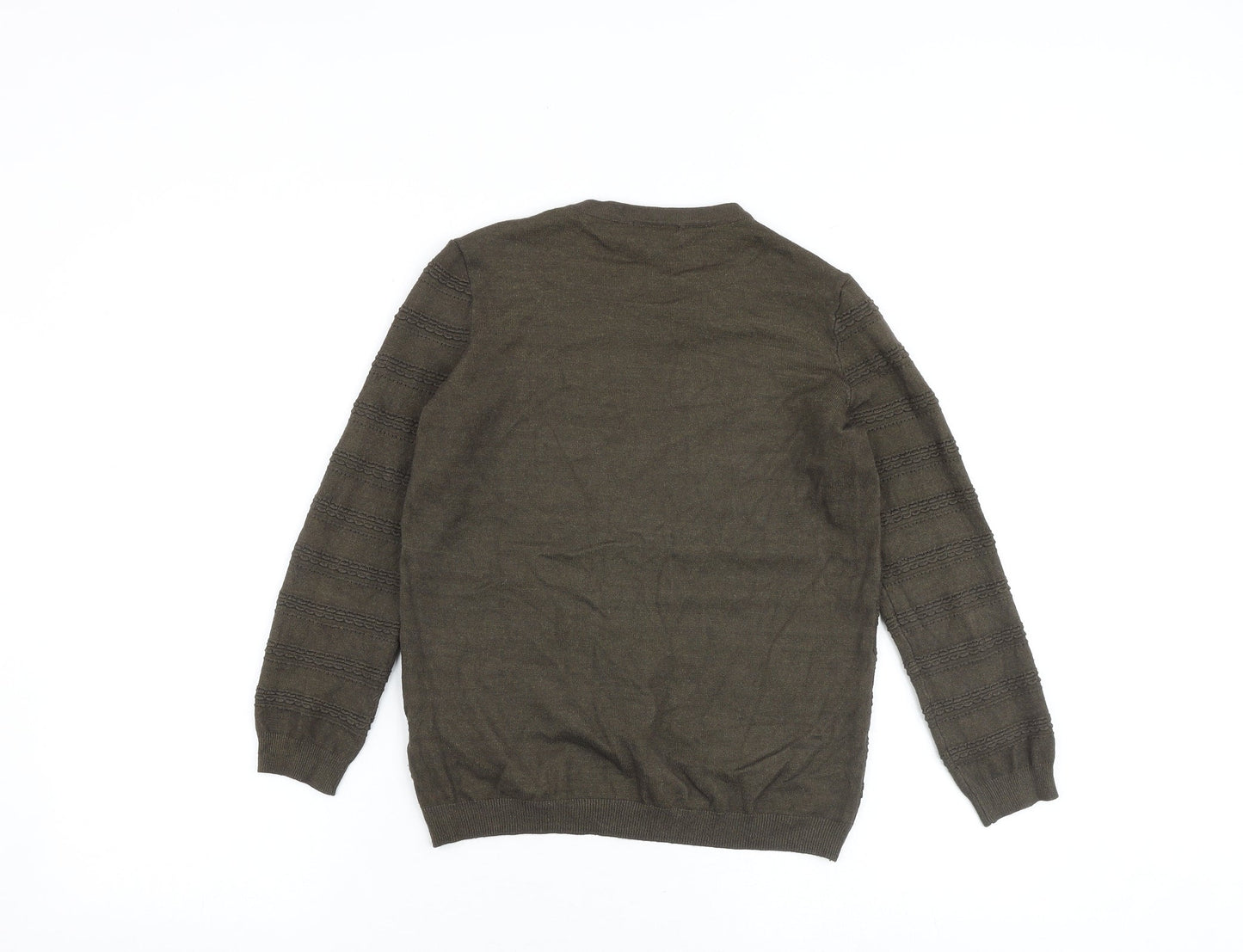 Womens UK Size 10 Warehouse Green Pullover Jumper