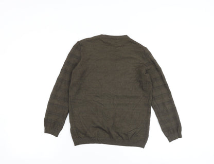 Womens UK Size 10 Warehouse Green Pullover Jumper