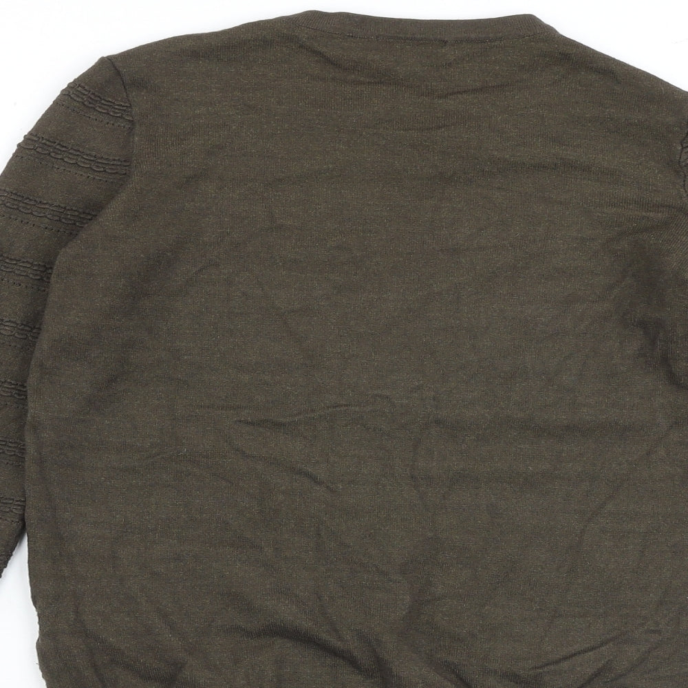 Womens UK Size 10 Warehouse Green Pullover Jumper