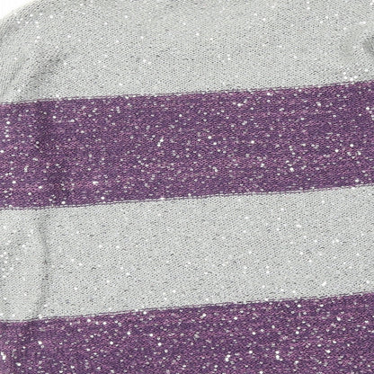 Womens UK Size M Klass Purple Pullover Jumper