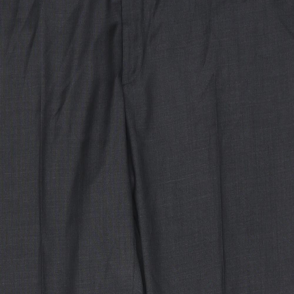 Mens UK Size 52 in Baruti Regular Fit Dress Pants Grey Trousers