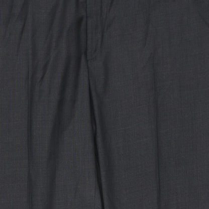 Mens UK Size 52 in Baruti Regular Fit Dress Pants Grey Trousers