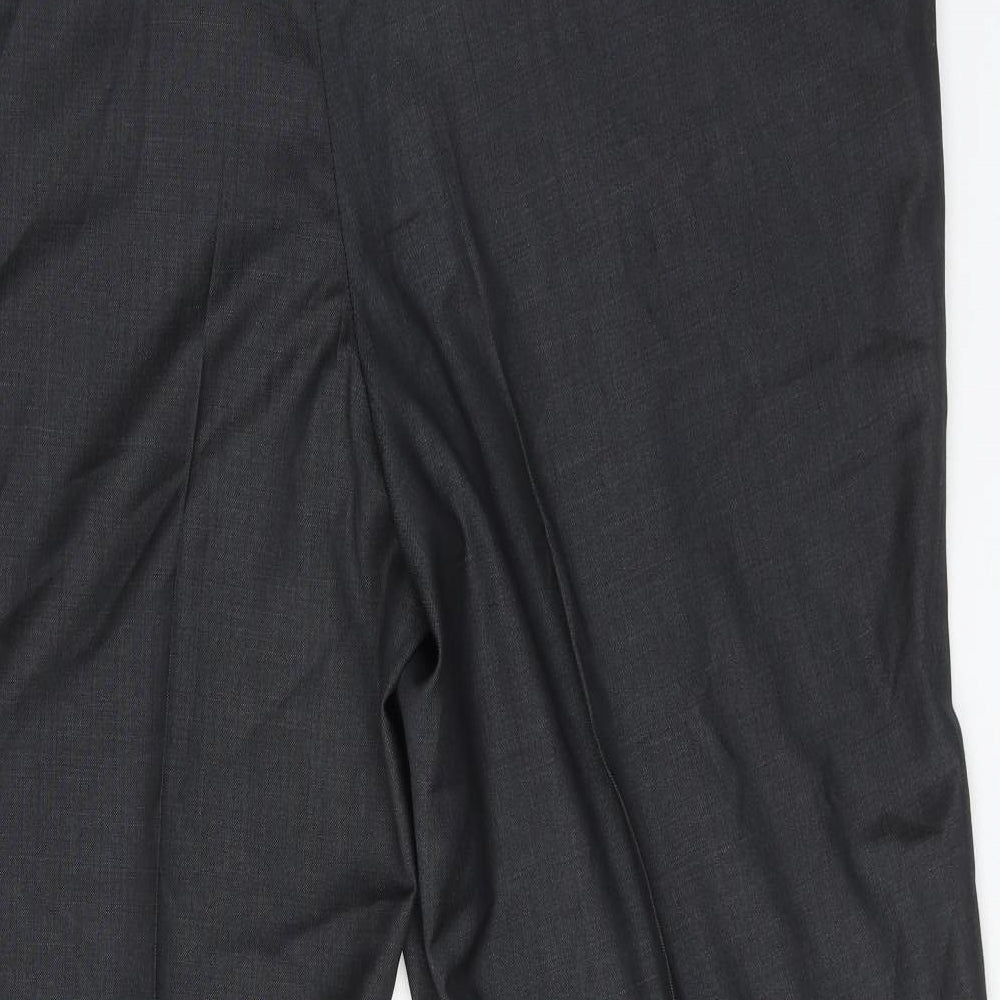 Mens UK Size 52 in Baruti Regular Fit Dress Pants Grey Trousers