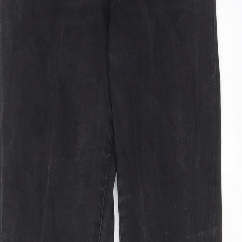 Womens UK Size 10 Denim & Co. Regular Fit Skinny Black Jeans