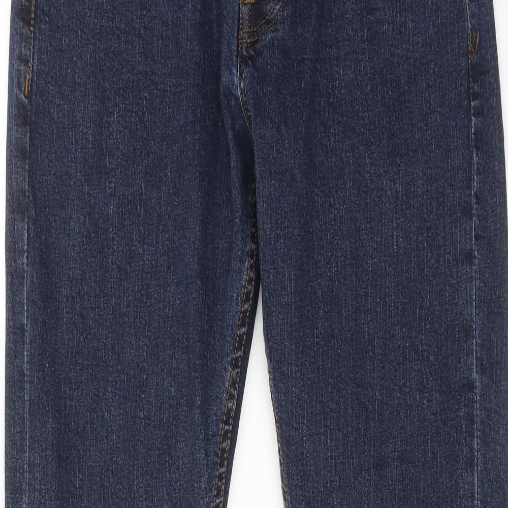 Denim & Co. Mens Blue Cotton Skinny Jeans Size 28 in L32 in Slim Button