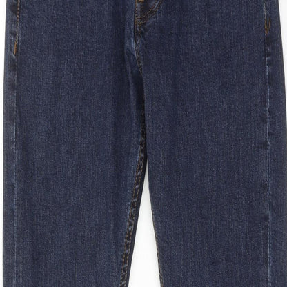 Denim & Co. Mens Blue Cotton Skinny Jeans Size 28 in L32 in Slim Button