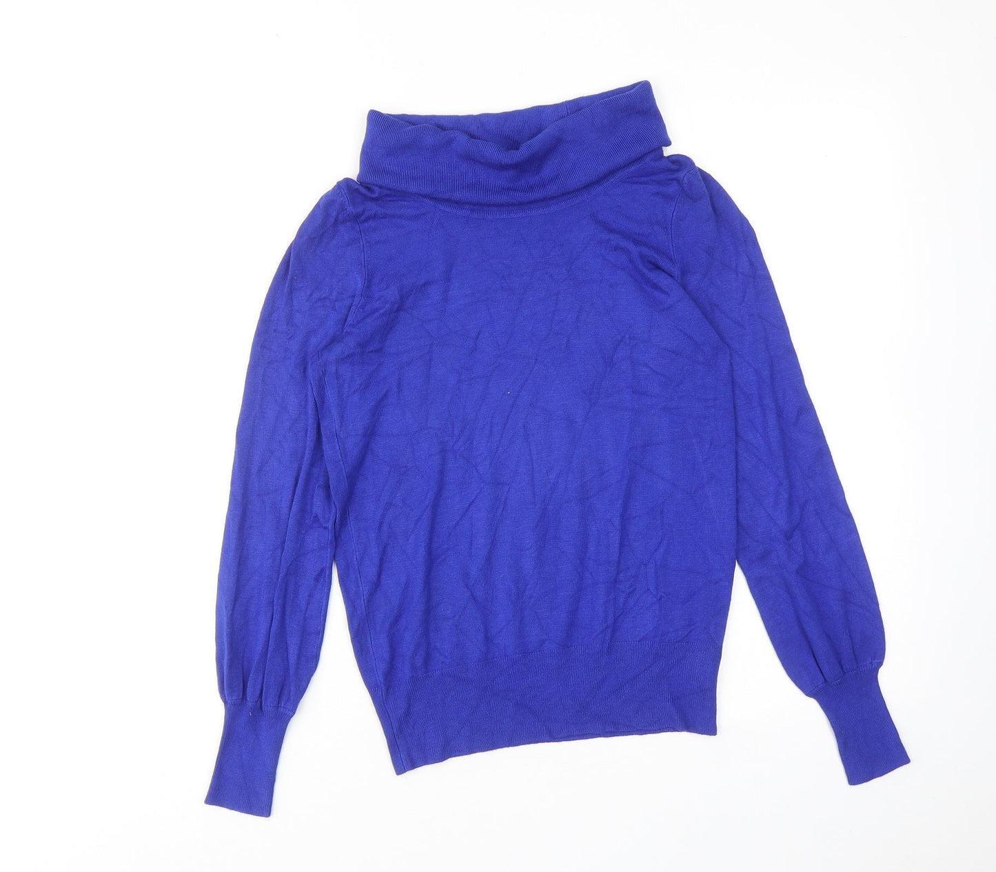 Womens UK Size 10 Marks and Spencer Blue Pullover Jumper