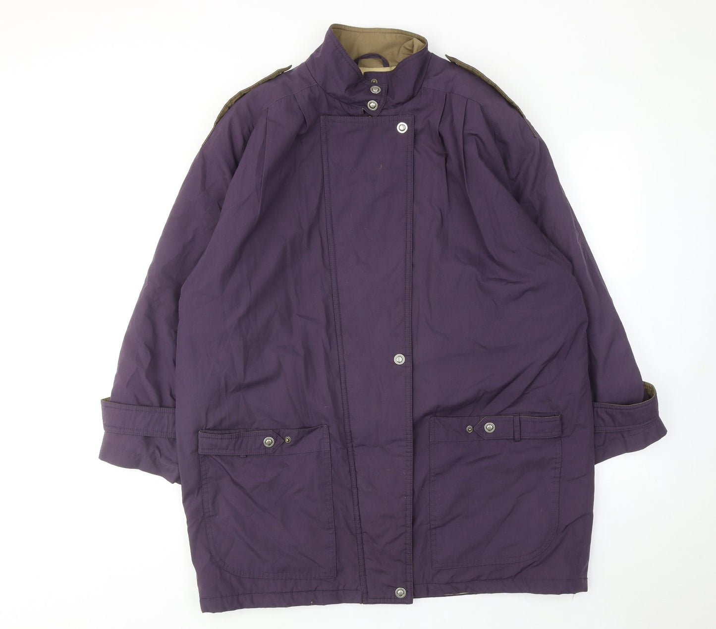 C&A Womens Purple Jacket Size 14 Zip