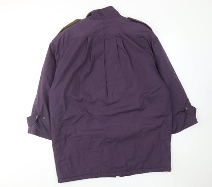 C&A Womens Purple Jacket Size 14 Zip