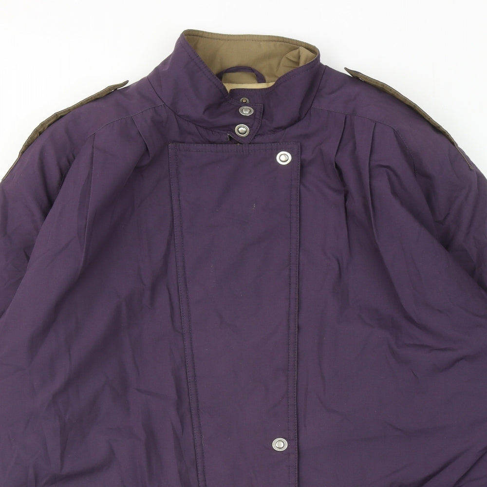 C&A Womens Purple Jacket Size 14 Zip