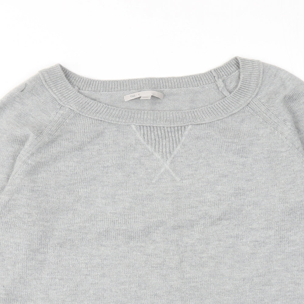 Womens UK Size M Gap Grey Pullover Jumper