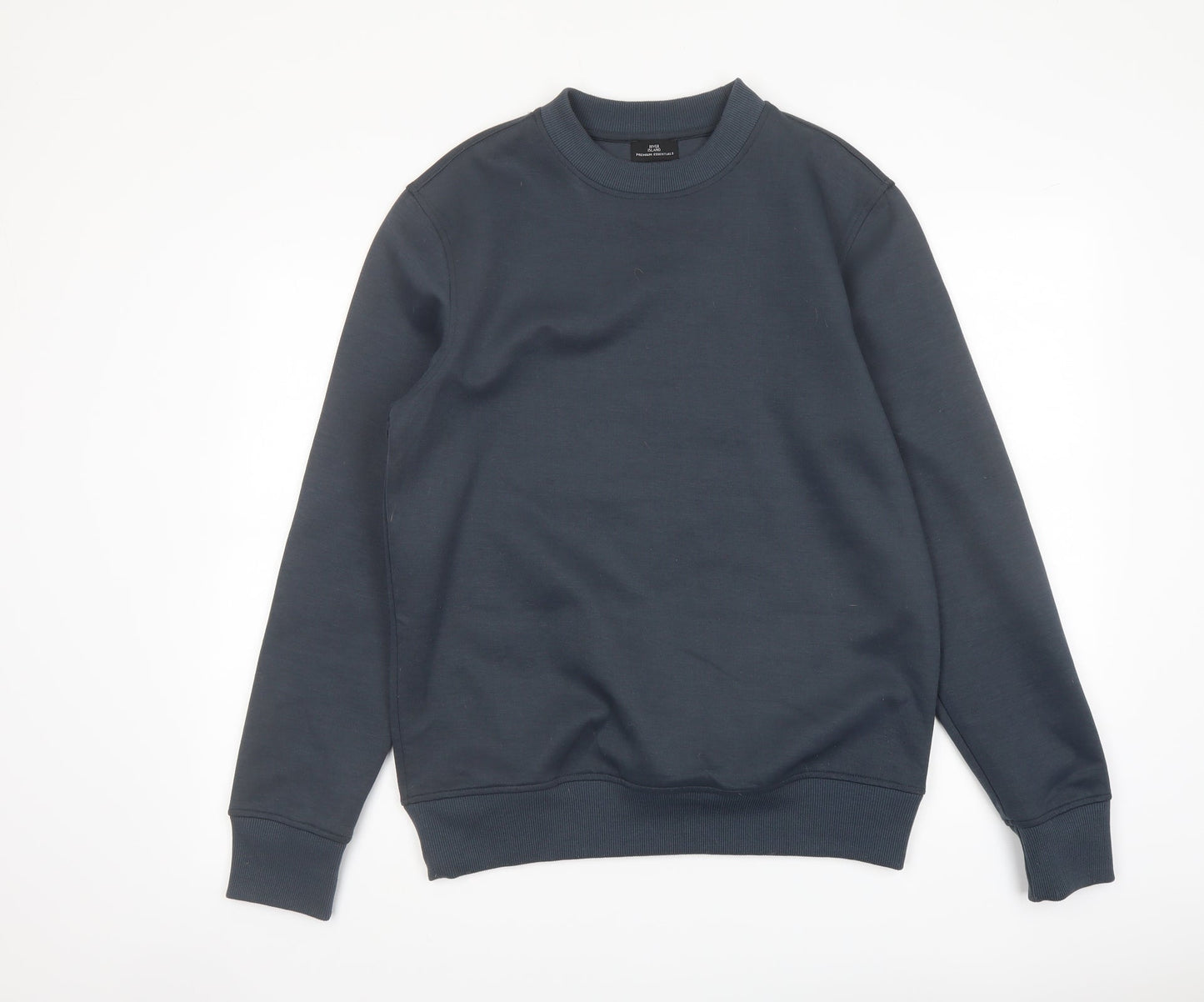 Mens UK Size M River Island Grey Pullover Sweatshirt