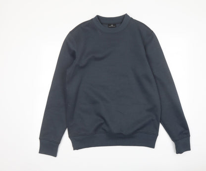 Mens UK Size M River Island Grey Pullover Sweatshirt