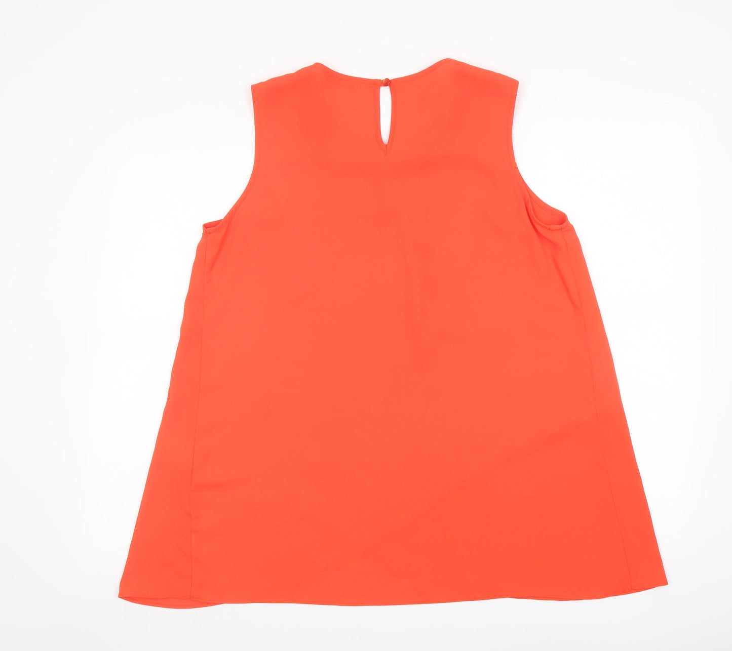 Womens UK Size 14 Roman Orange Basic Tank