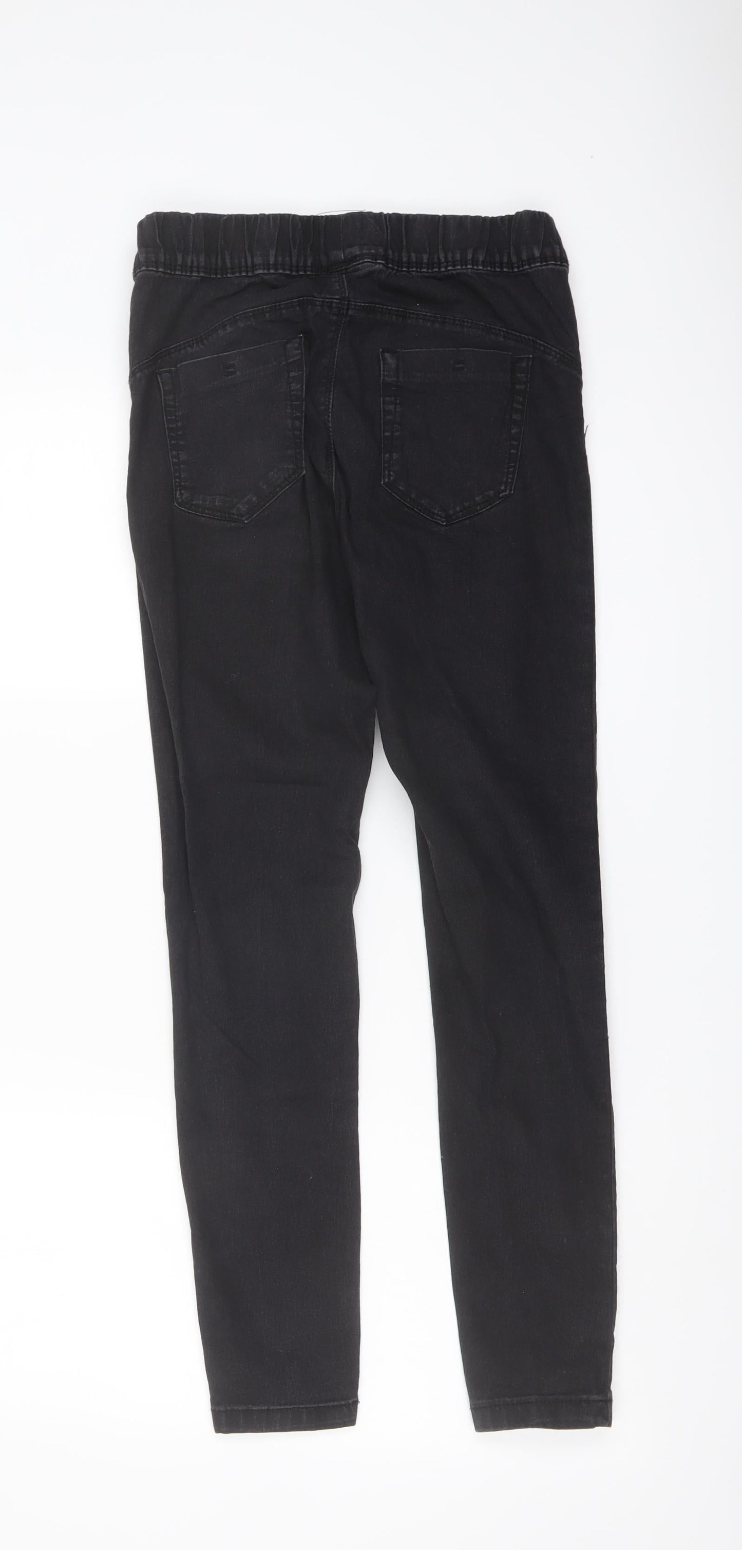 Denim & Co. Womens Grey Cotton Jegging Jeans Size 8 L28 in Regular