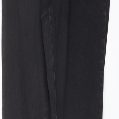 Denim & Co. Womens Grey Cotton Jegging Jeans Size 8 L28 in Regular