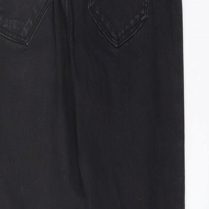 Denim & Co. Womens Grey Cotton Jegging Jeans Size 8 L28 in Regular