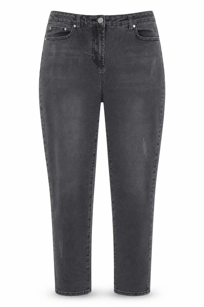 Womens UK Size 12 George Regular Fit Tapered Grey Jeans