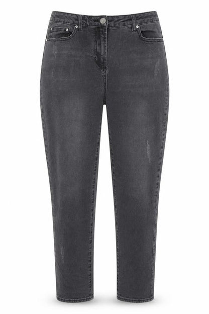 Womens UK Size 12 George Regular Fit Tapered Grey Jeans