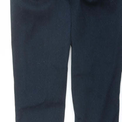 Denim & Co. Womens Blue Cotton Skinny Jeans Size 14 L26 in Regular Button