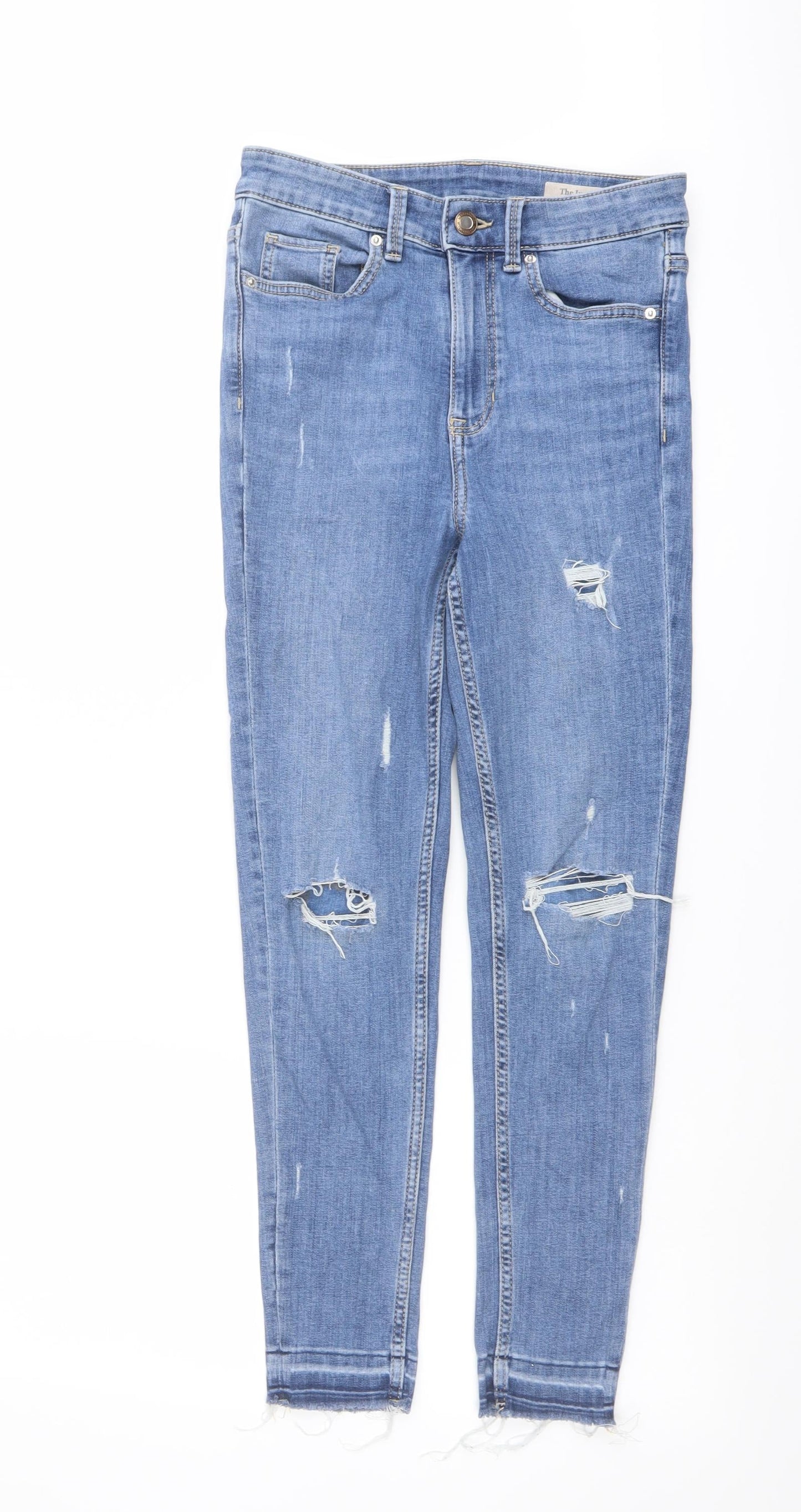 Womens UK Size 8 Marks and Spencer Regular Fit Skinny Blue Jeans