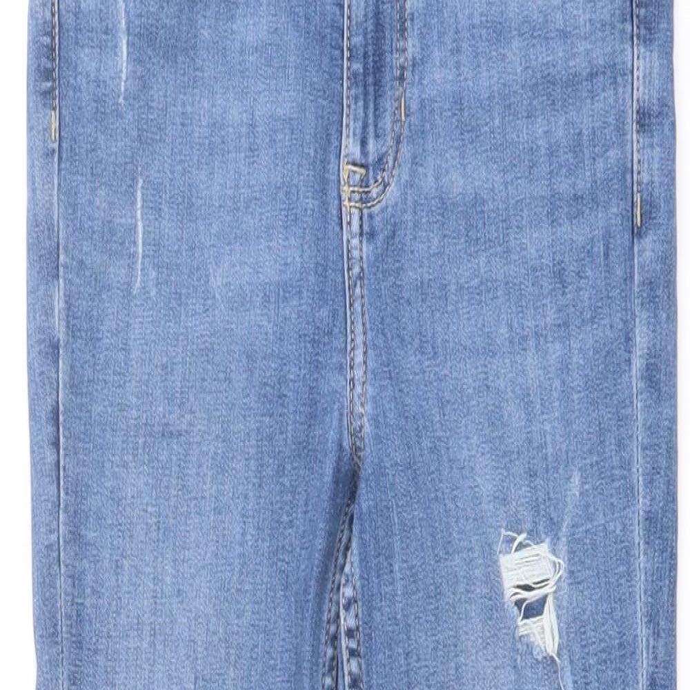 Womens UK Size 8 Marks and Spencer Regular Fit Skinny Blue Jeans