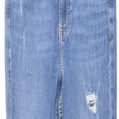 Womens UK Size 8 Marks and Spencer Regular Fit Skinny Blue Jeans