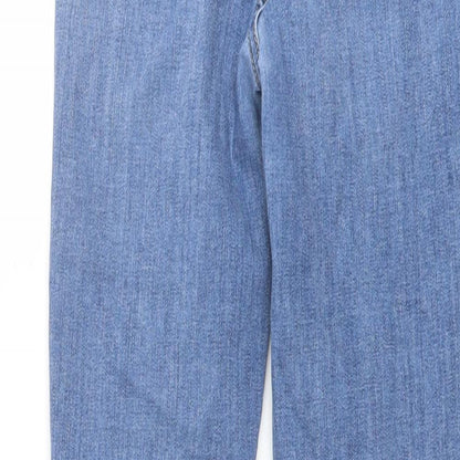 Womens UK Size 8 Marks and Spencer Regular Fit Skinny Blue Jeans