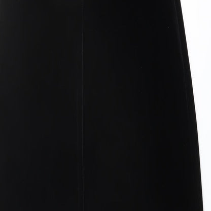 Sophia Defol Womens Black Polyester Tank Dress Size 10 Square Neck Pullover