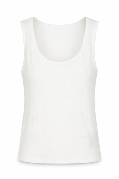 Zara Womens Ivory Polyester Basic T-Shirt Size L Scoop Neck