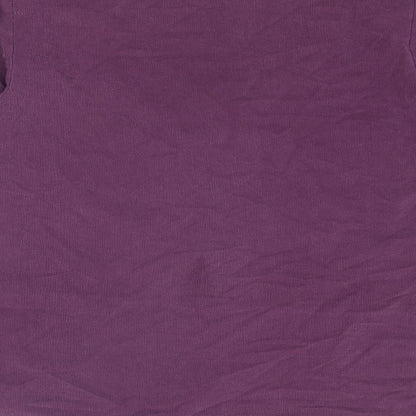 Womens UK Size 16 Holmewood Purple Basic Button-Up
