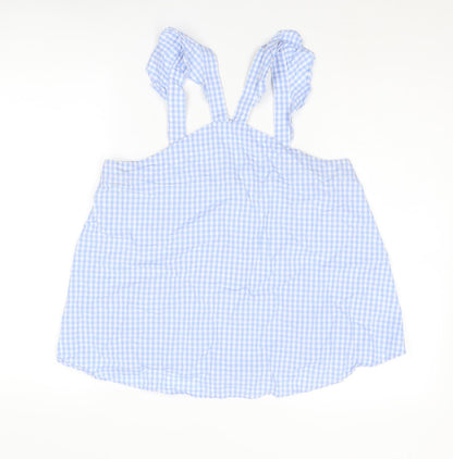 Womens UK Size 10 River Island Blue Basic Tank