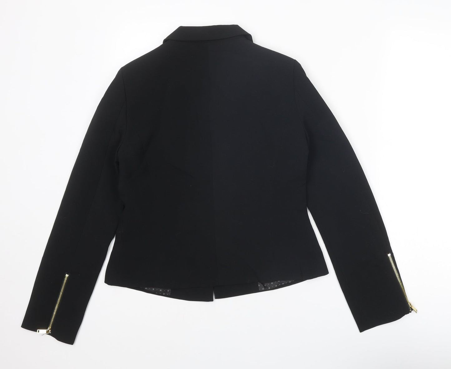 Oodji Womens Black Polyester Jacket Blazer Size 10