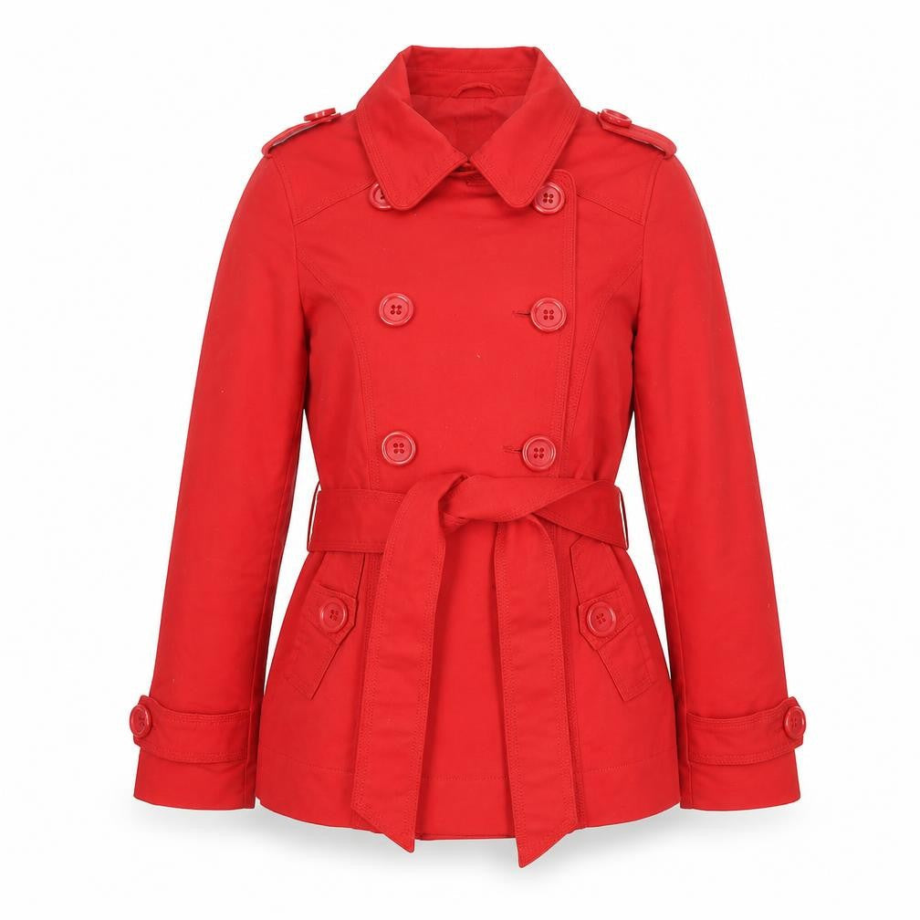Oasis Womens Red Jacket Size S Button