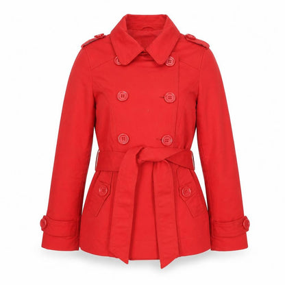 Oasis Womens Red Jacket Size S Button