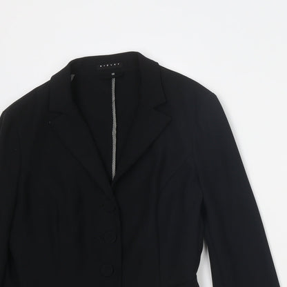 Womens UK Size 14 Sisley Black Jacket