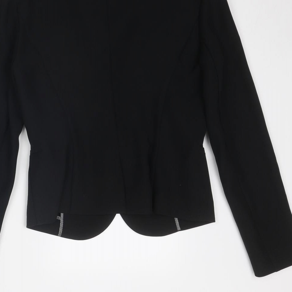 Womens UK Size 14 Sisley Black Jacket