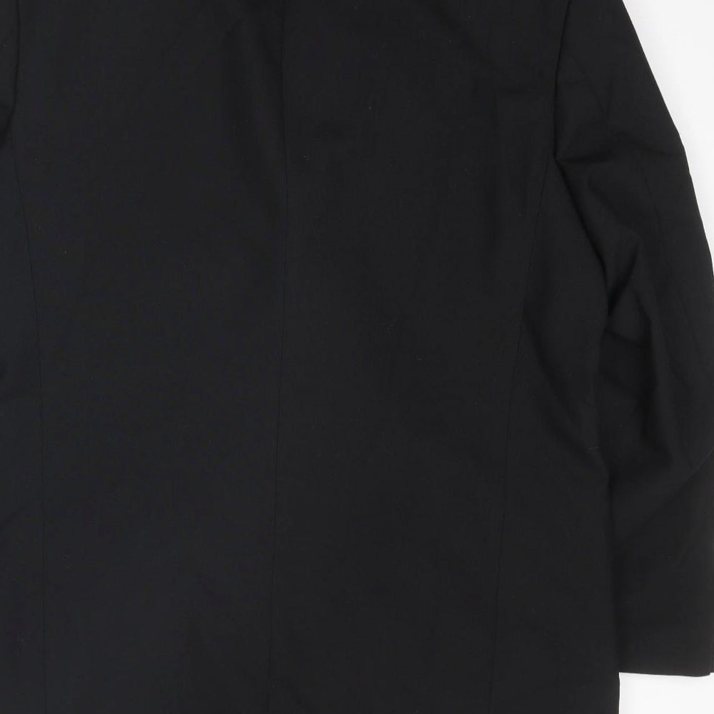 Mens UK Size 42 Marks and Spencer Regular Black Suit Tuxedo