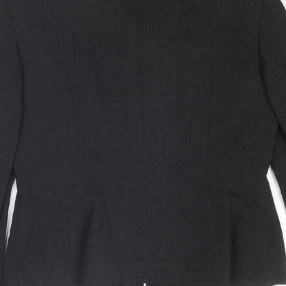 Principles Womens Grey Jacket Size 12 Zip