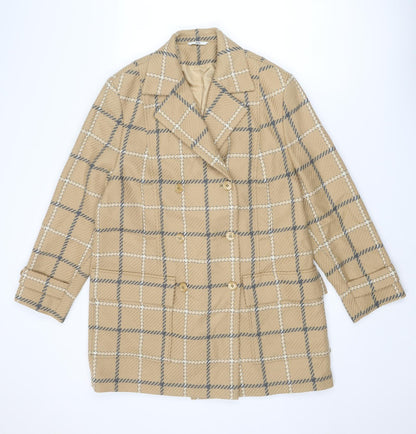Womens UK Size 14 LUCIA Beige Overcoat