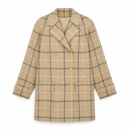 Womens UK Size 14 LUCIA Beige Overcoat