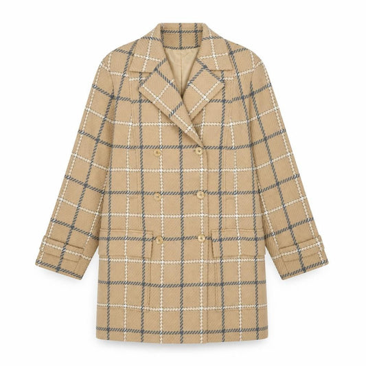 Womens UK Size 14 LUCIA Beige Overcoat