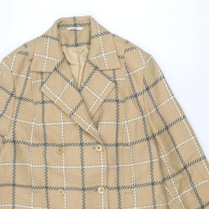 Womens UK Size 14 LUCIA Beige Overcoat