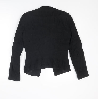 Womens UK Size 6 H&M Black Jacket
