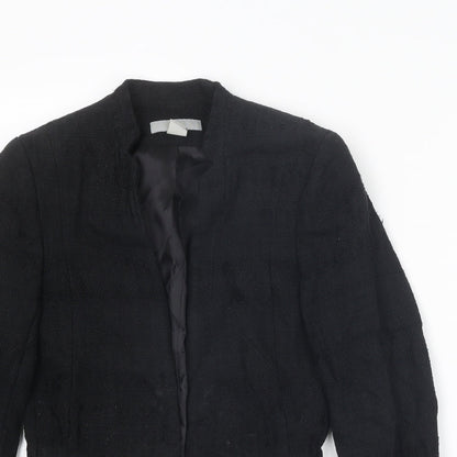 Womens UK Size 6 H&M Black Jacket