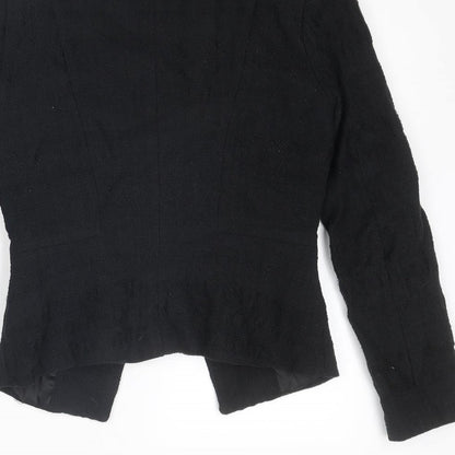 Womens UK Size 6 H&M Black Jacket