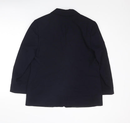 Womens UK Size 16 St Michael Regular Blue Suit Jacket