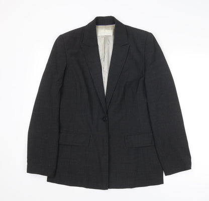 Womens UK Size 12 AMARANTO Regular Grey Suit Jacket